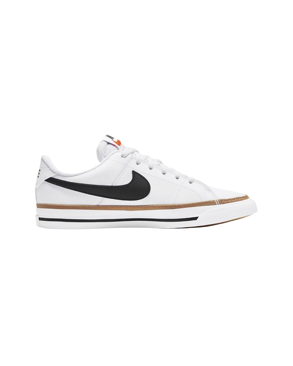 Nike Big Kids' Court Legacy Shoes - White/Desert Ochre/Black