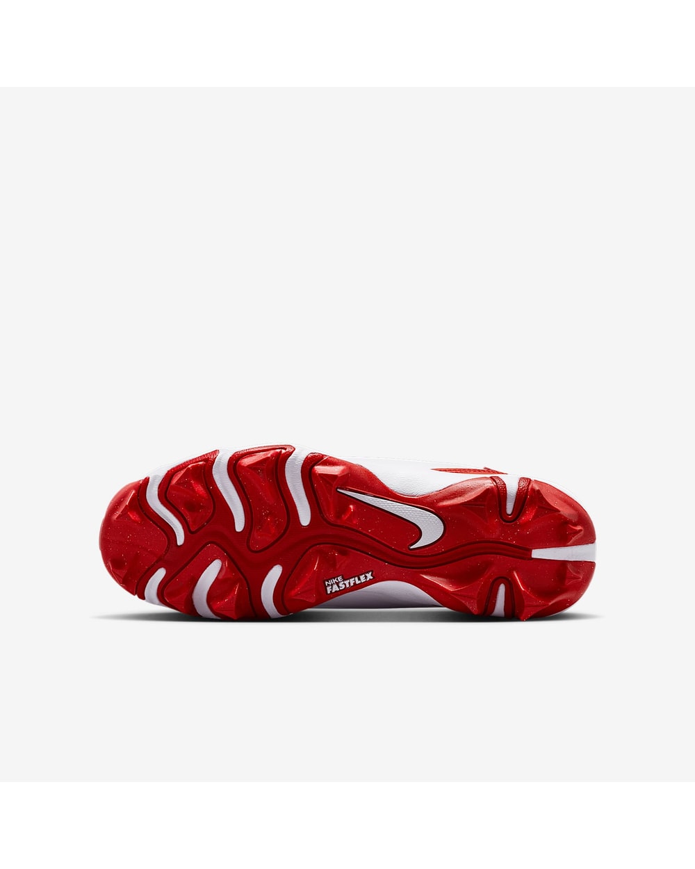 Nike Diamond Clutch Big Kids' - White/Gym Red - outsole