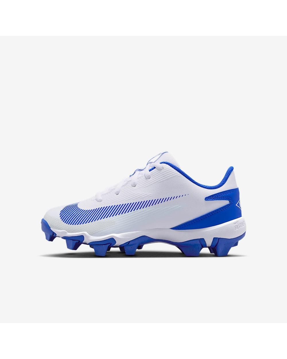 Nike Diamond Clutch Big Kids' - White/Royal - side profile