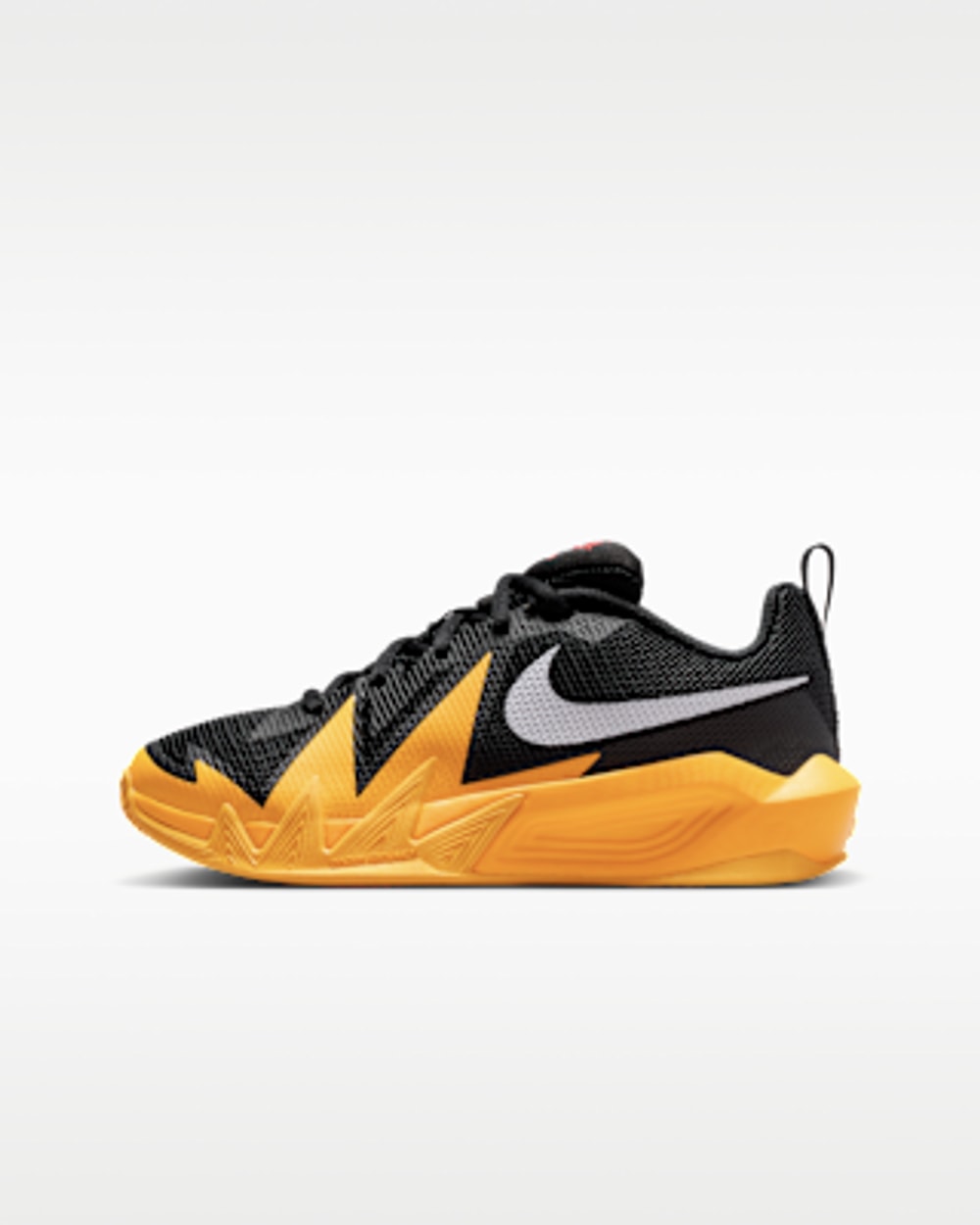 Nike Big Kids' S.T. Dynamite Basketball Shoes - Black/Laser Orange/University Gold/White