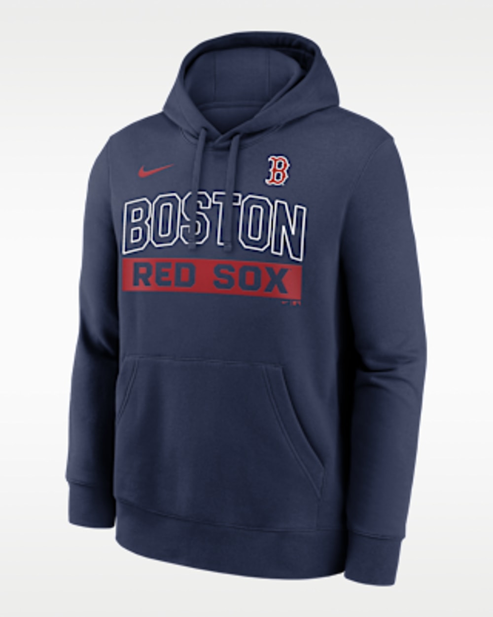 Nike Boston Red Sox Club Logo Fleece Pullover Hoodie