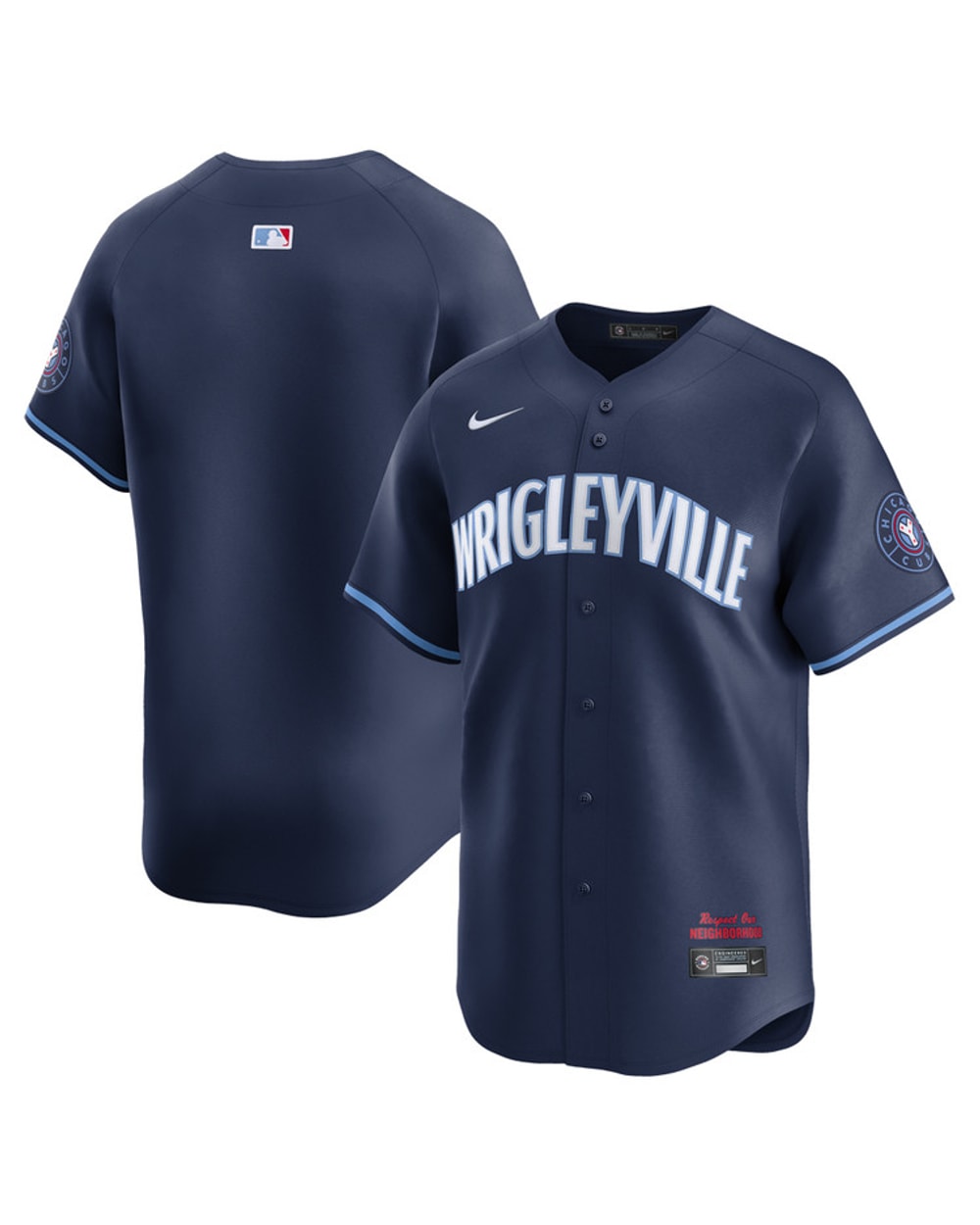 Nike Chicago Cubs City Connect Limited Jersey - Blank