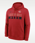 Nike Cincinnati Reds Club Logo Fleece Pullover Hoodie