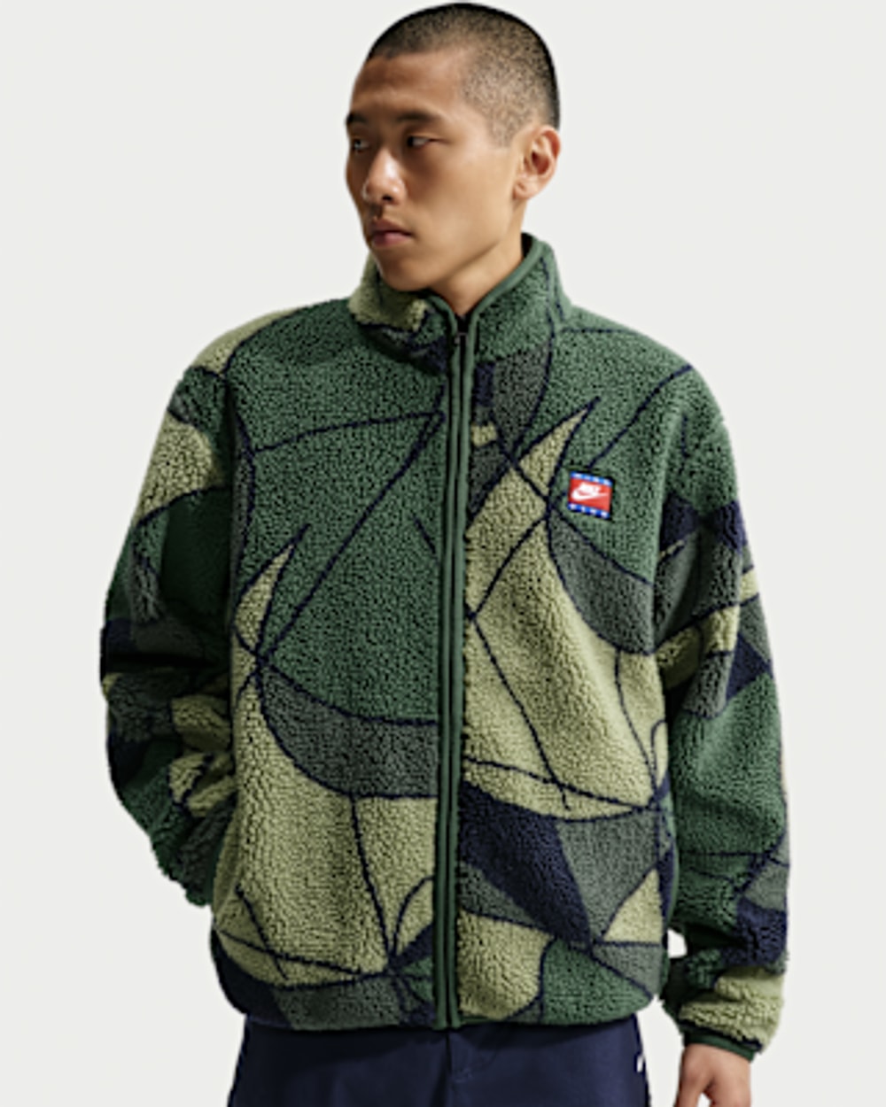 Nike Club Winterized Fleece Full-Zip Jacket - Fir Green, back