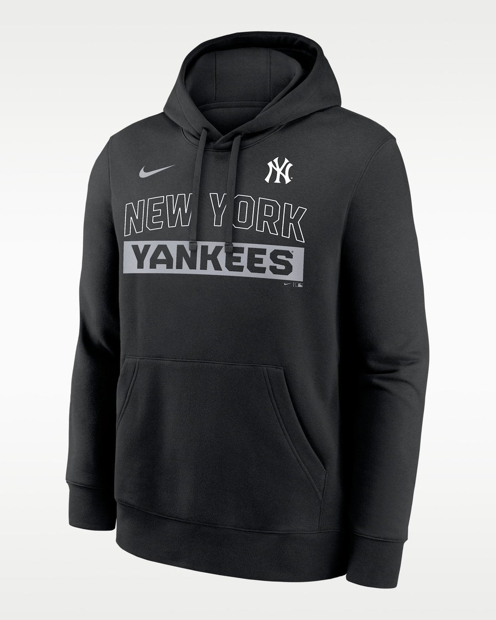 Nike Club Slack Hoodie - New York Yankees Black
