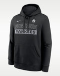 Nike Club Slack Hoodie - New York Yankees Black