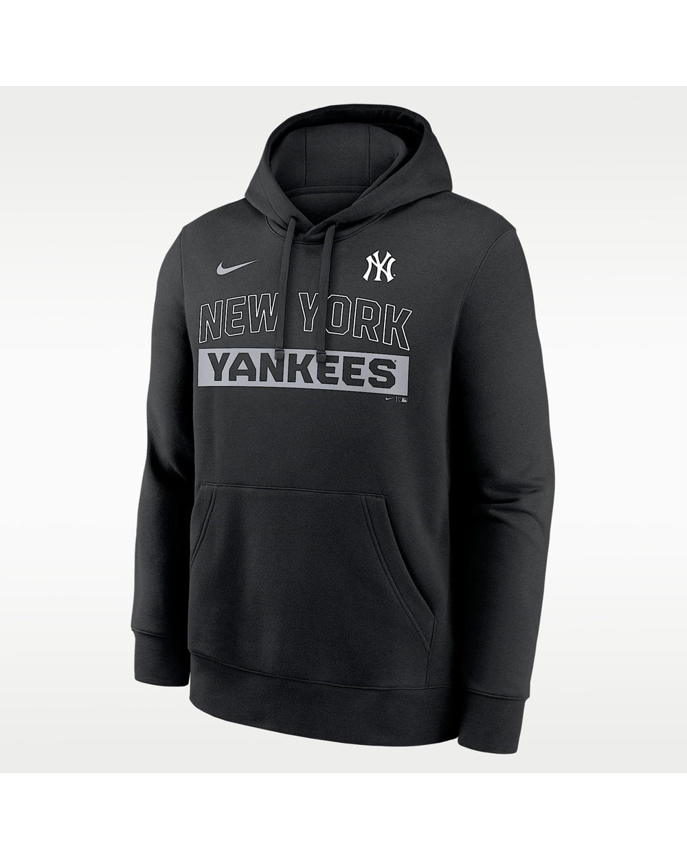 Nike Club Slack Hoodie - New York Yankees Black