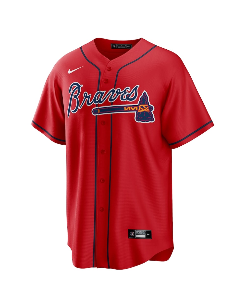 Nike Customizable Atlanta Braves Alternate Replica Team Jersey