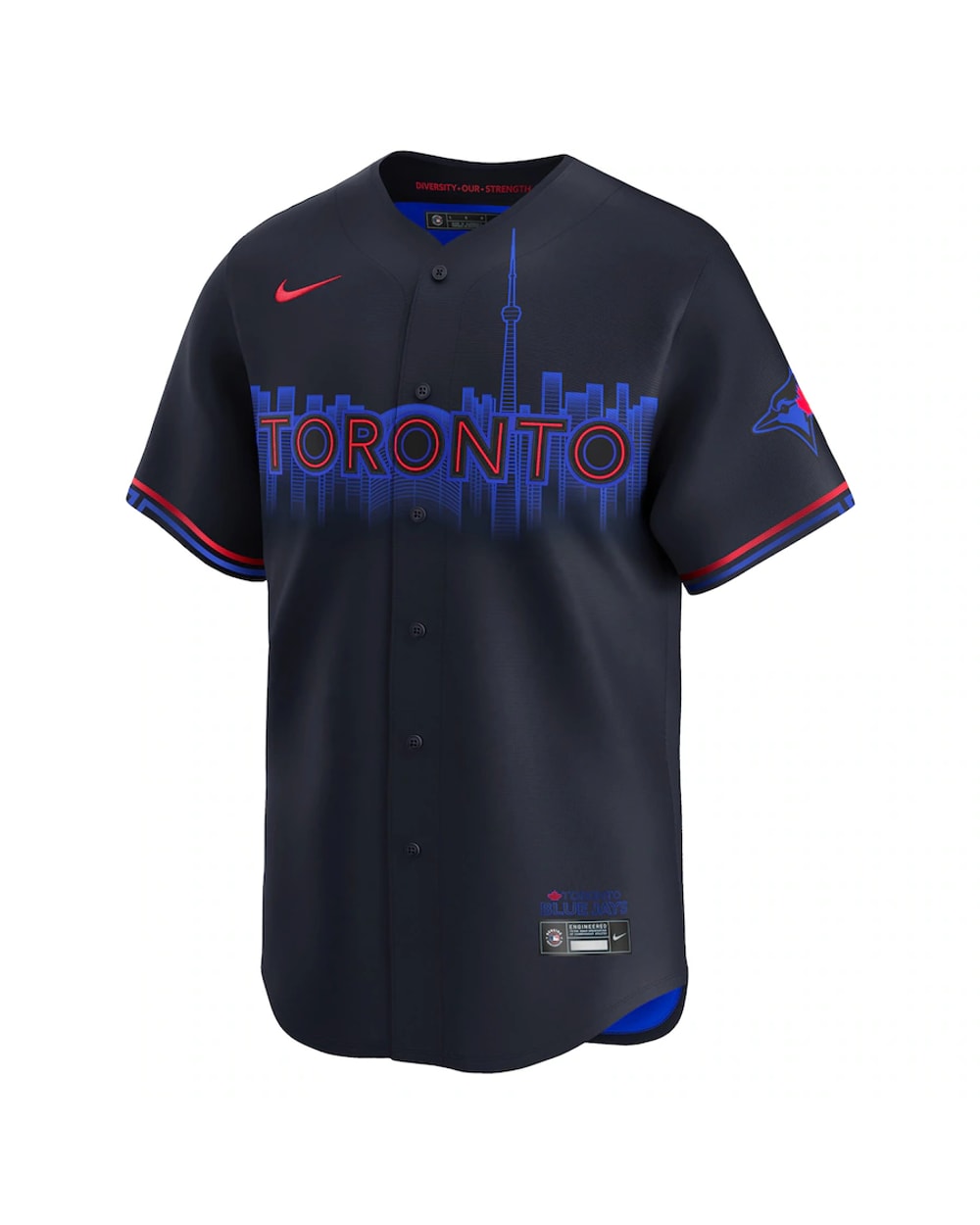 Nike Customizable Toronto Blue Jays City Connect Limited Jersey