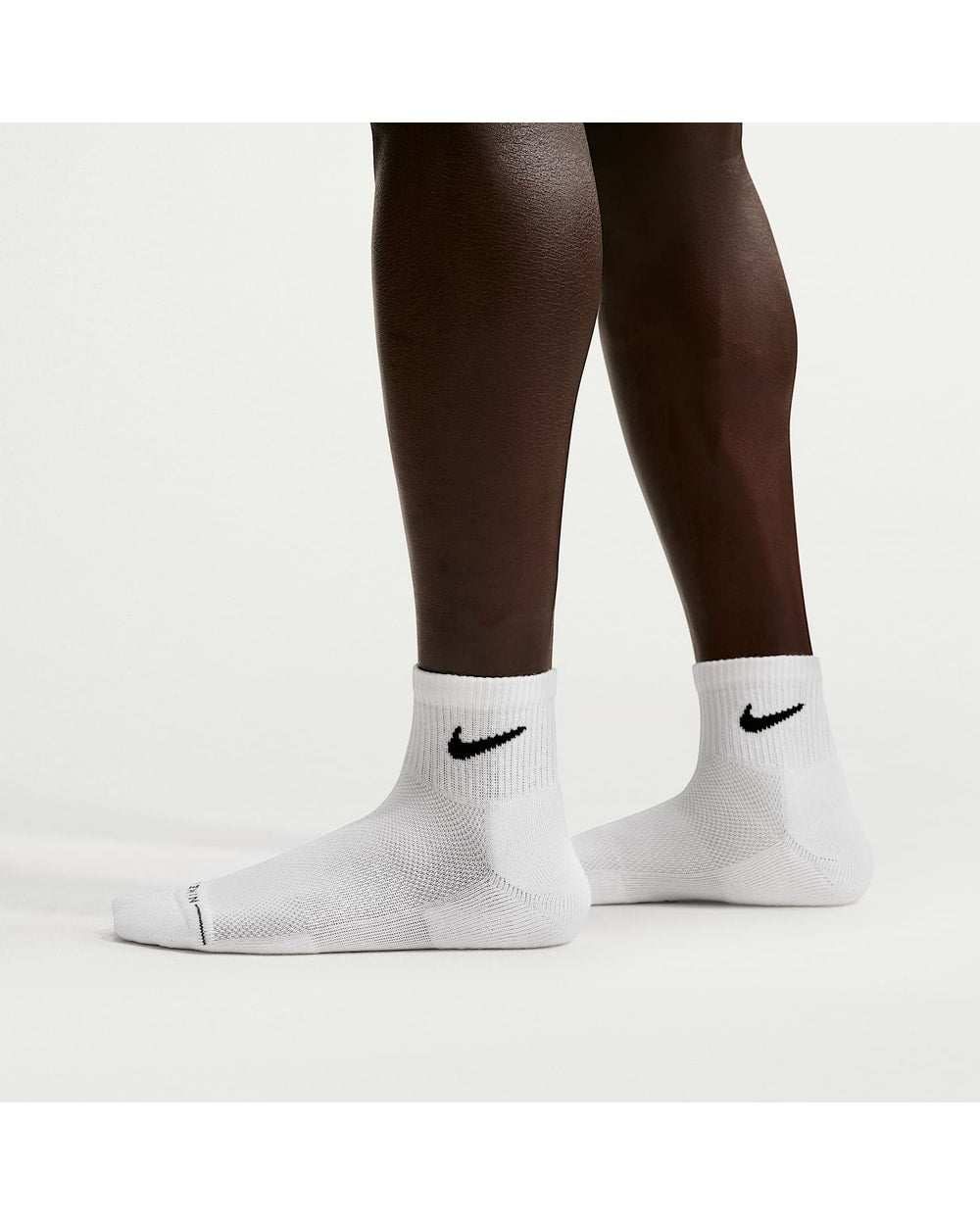 Nike Everyday Elevated Ankle Socks (6 Pairs) - WHITE, side view