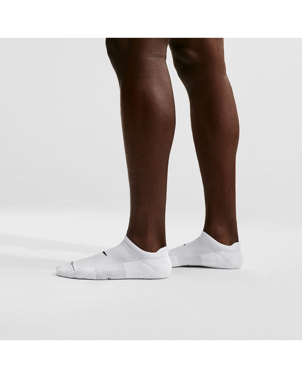 Nike Everyday Elevated No-Show Socks (6 Pairs) - WHITE, side view