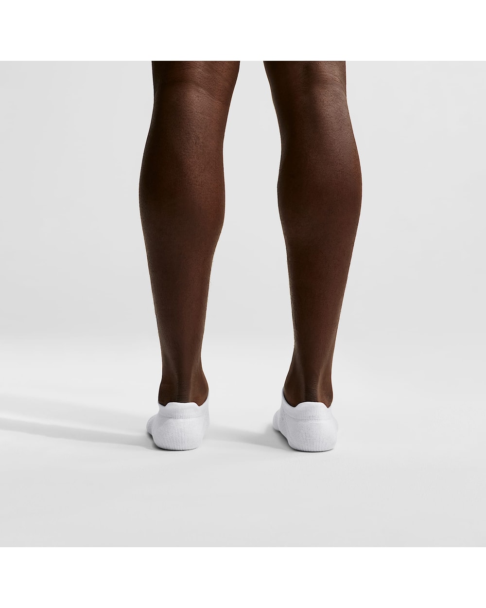 Nike Everyday Elevated No-Show Socks (6 Pairs) - WHITE, back view on model