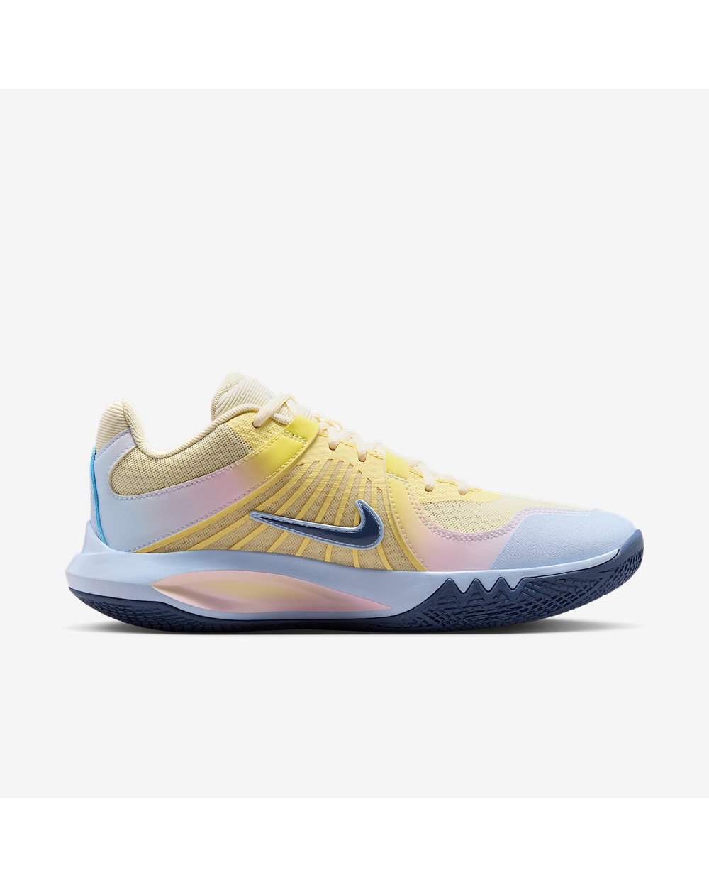 Nike Hyperspeed Court 2 SE Volleyball Shoes - Coconut Milk/Hydrogen Blue/Diffused Blue, medial side view