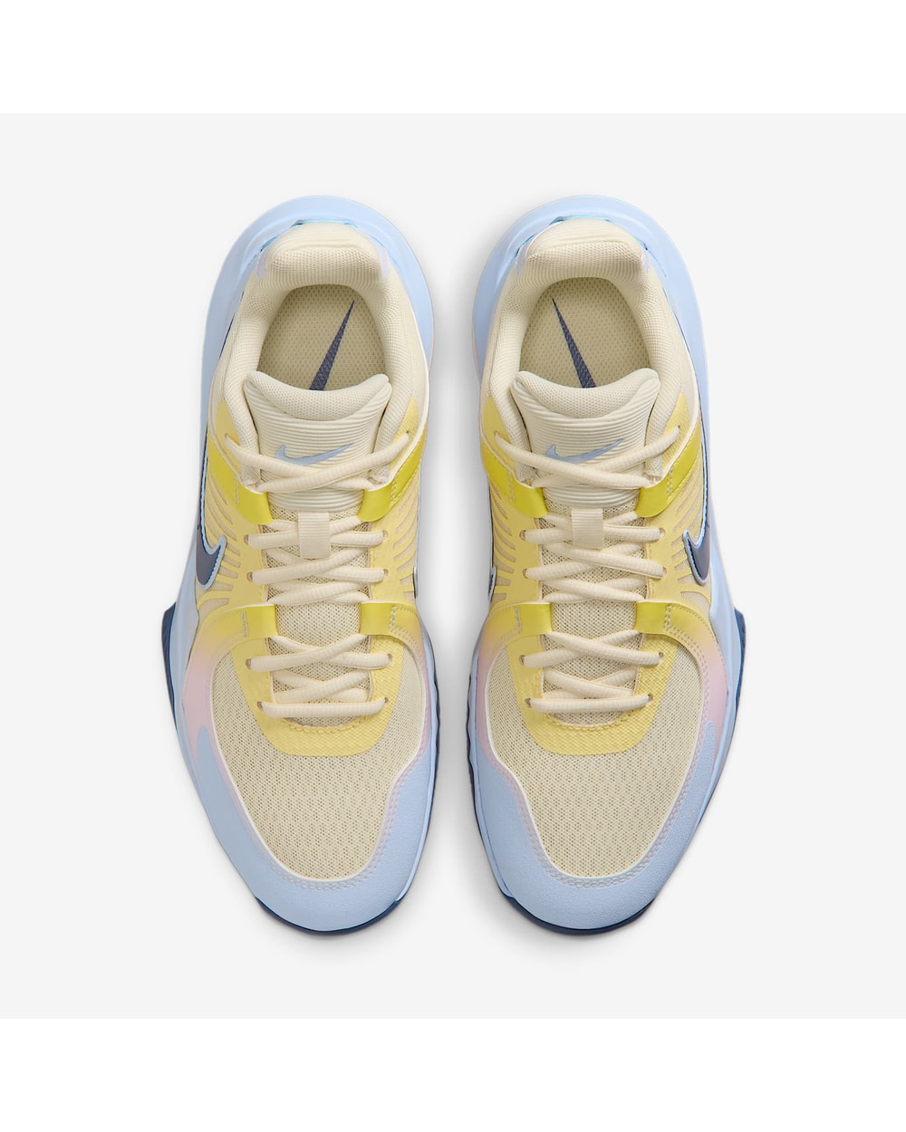 Nike Hyperspeed Court 2 SE Volleyball Shoes - Coconut Milk/Hydrogen Blue/Diffused Blue, top view
