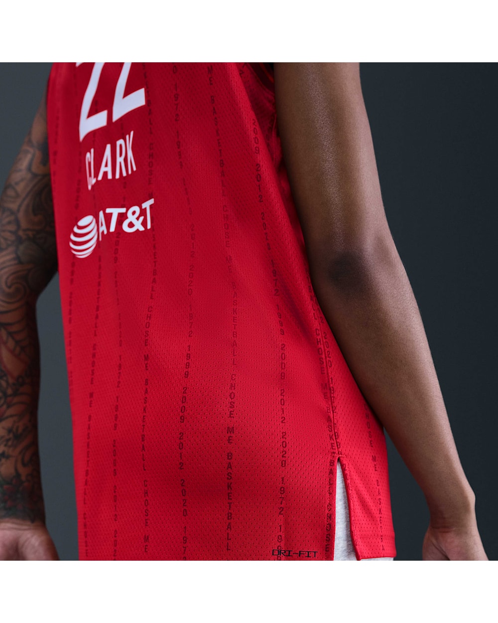 Caitlin Clark Indiana Fever Nike Dri-FIT WNBA Victory Jersey - University Red - side