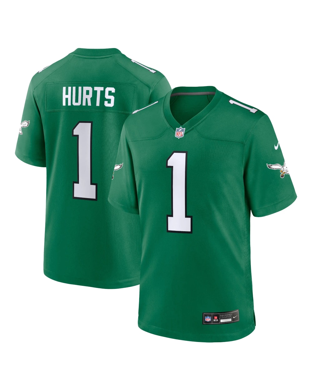 Nike Jalen Hurts Philadelphia Eagles Alternate 2 Game Player Jersey
