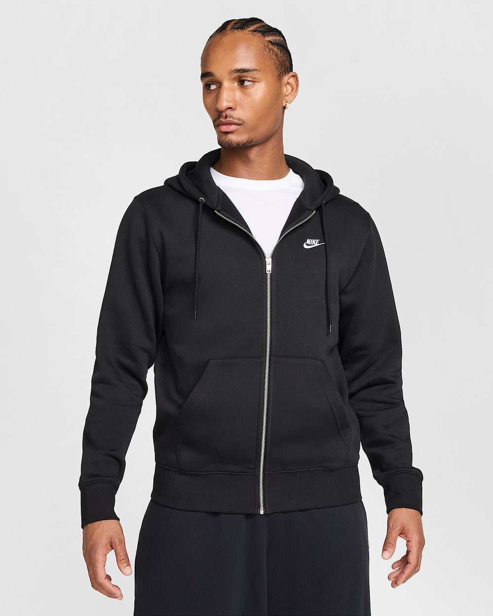Nike Men's Club Full-Zip Fleece Hoodie