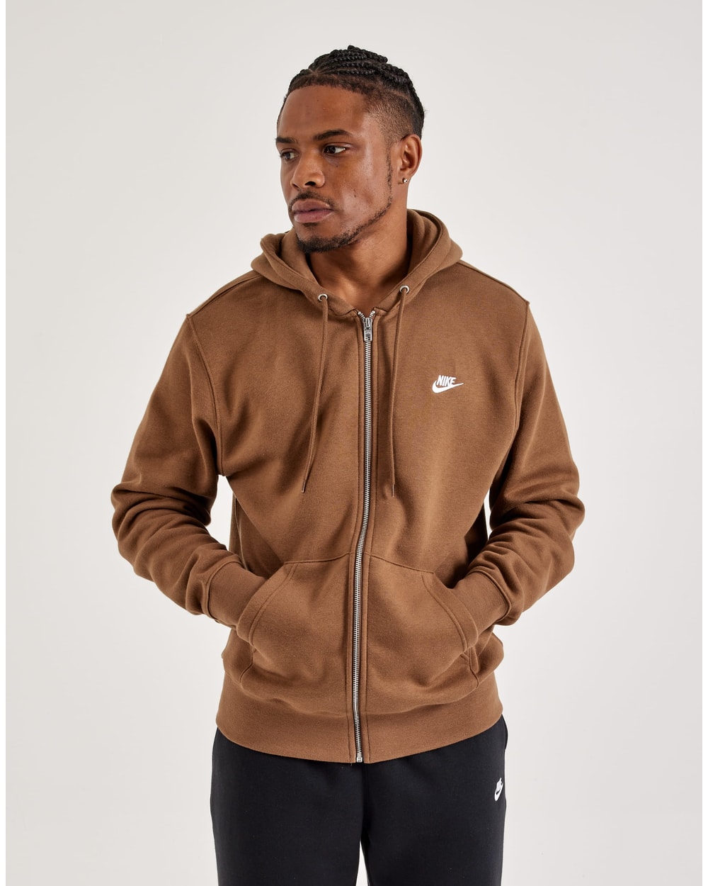 Nike Men's Club Full-Zip Fleece Hoodie