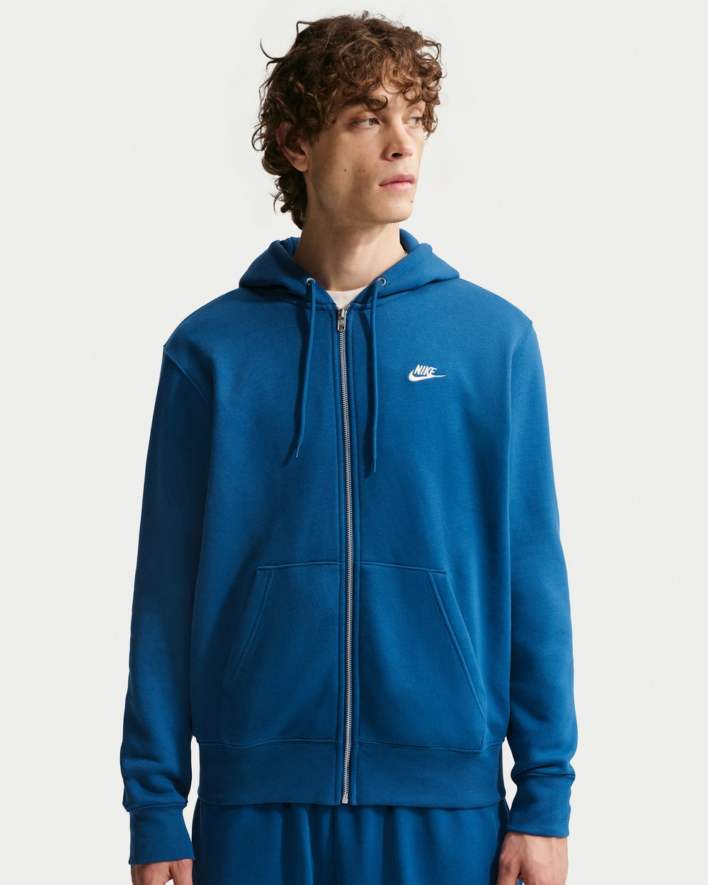 Nike Men's Club Full-Zip Fleece Hoodie
