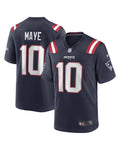 Nike Men's Drake Maye New England Patriots Home Game Player Jersey - front