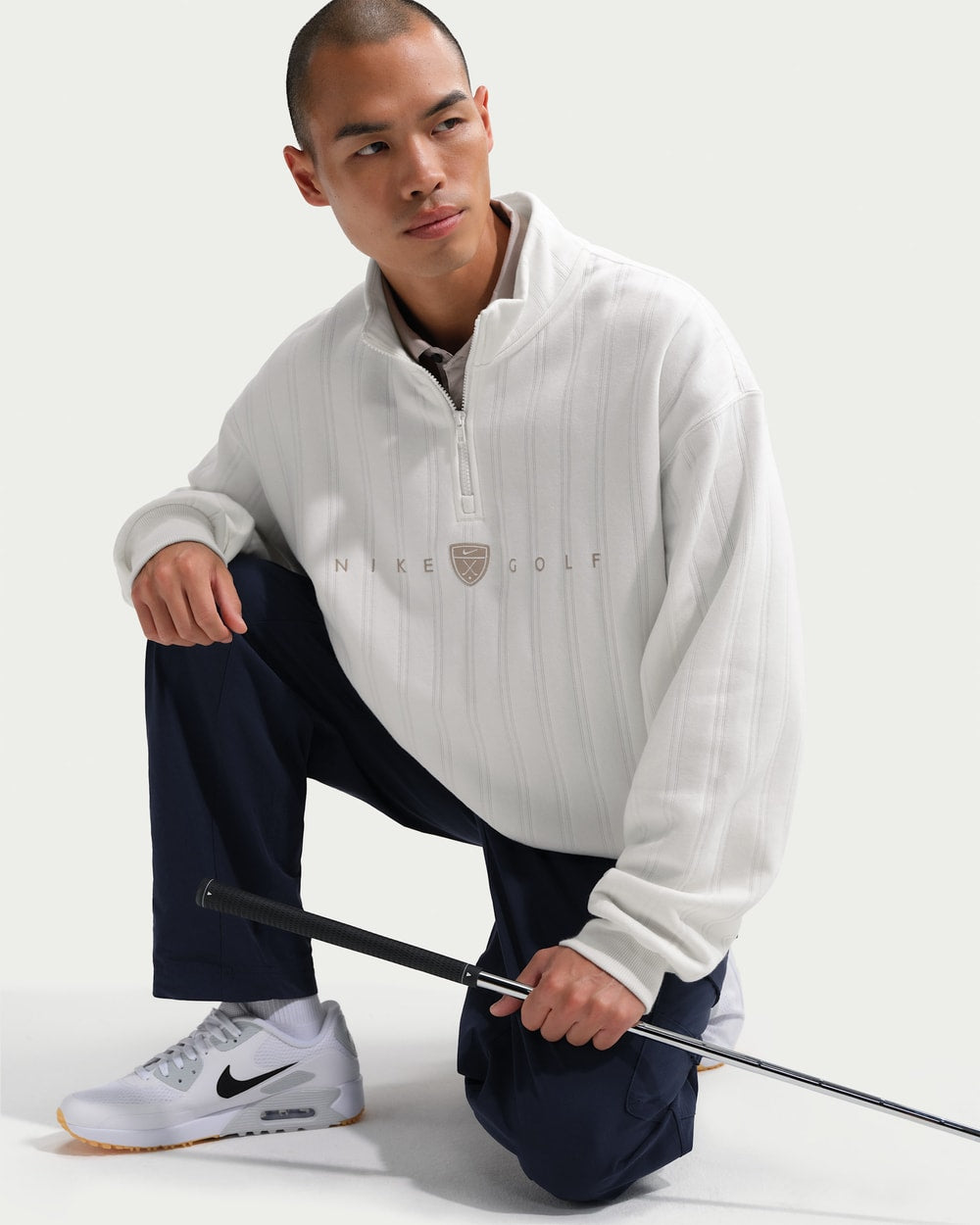 Nike Men's Fairway Fresh Therma-FIT Oversized 1/2-Zip Golf Top