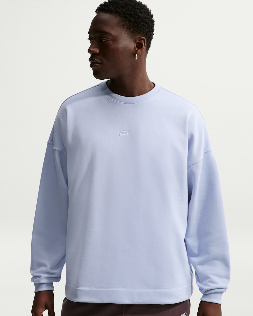 Nike Men's Oversized French Terry Crew-Neck Sweatshirt