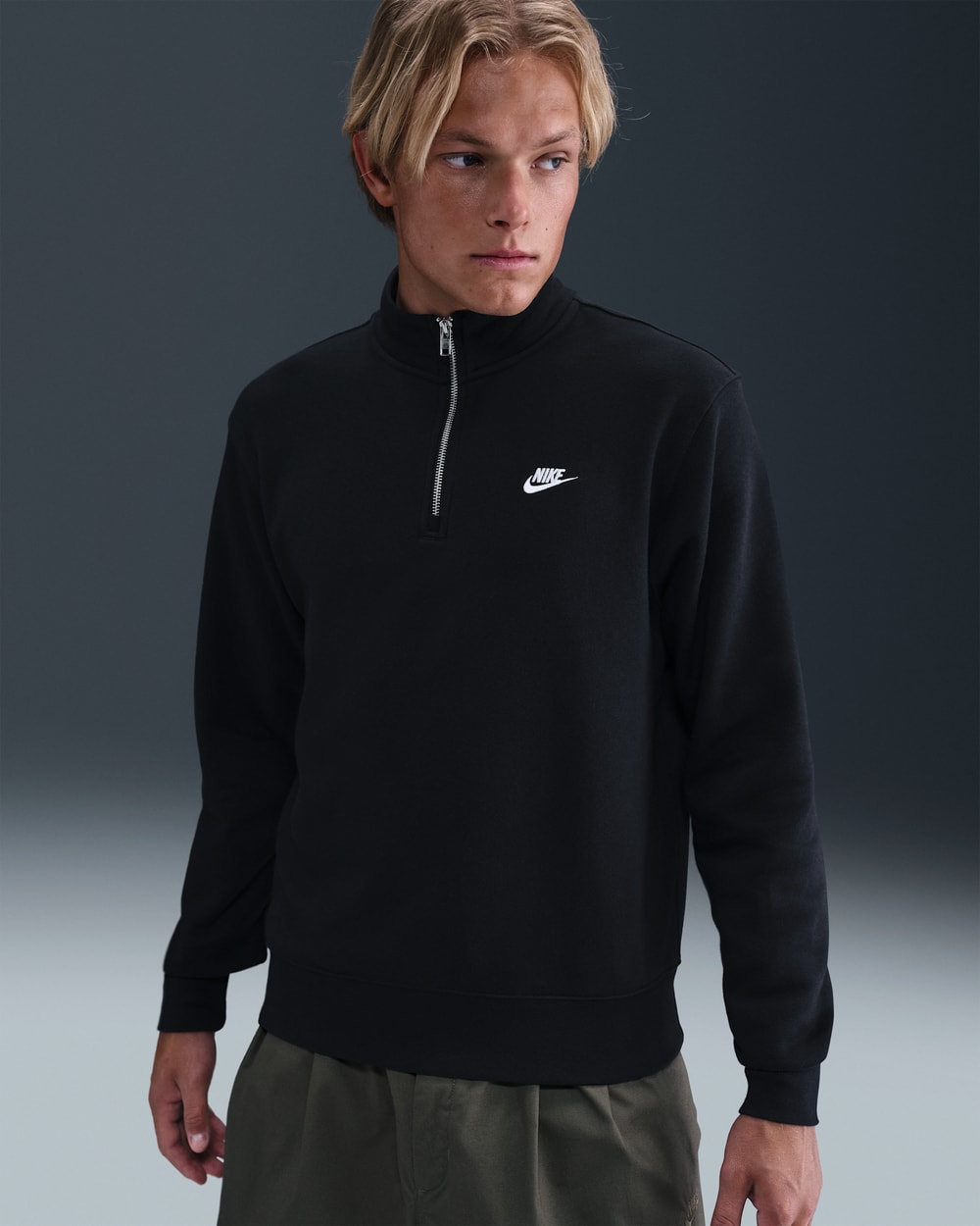 Nike Men's Sportswear Club 1/2-Zip Fleece Top