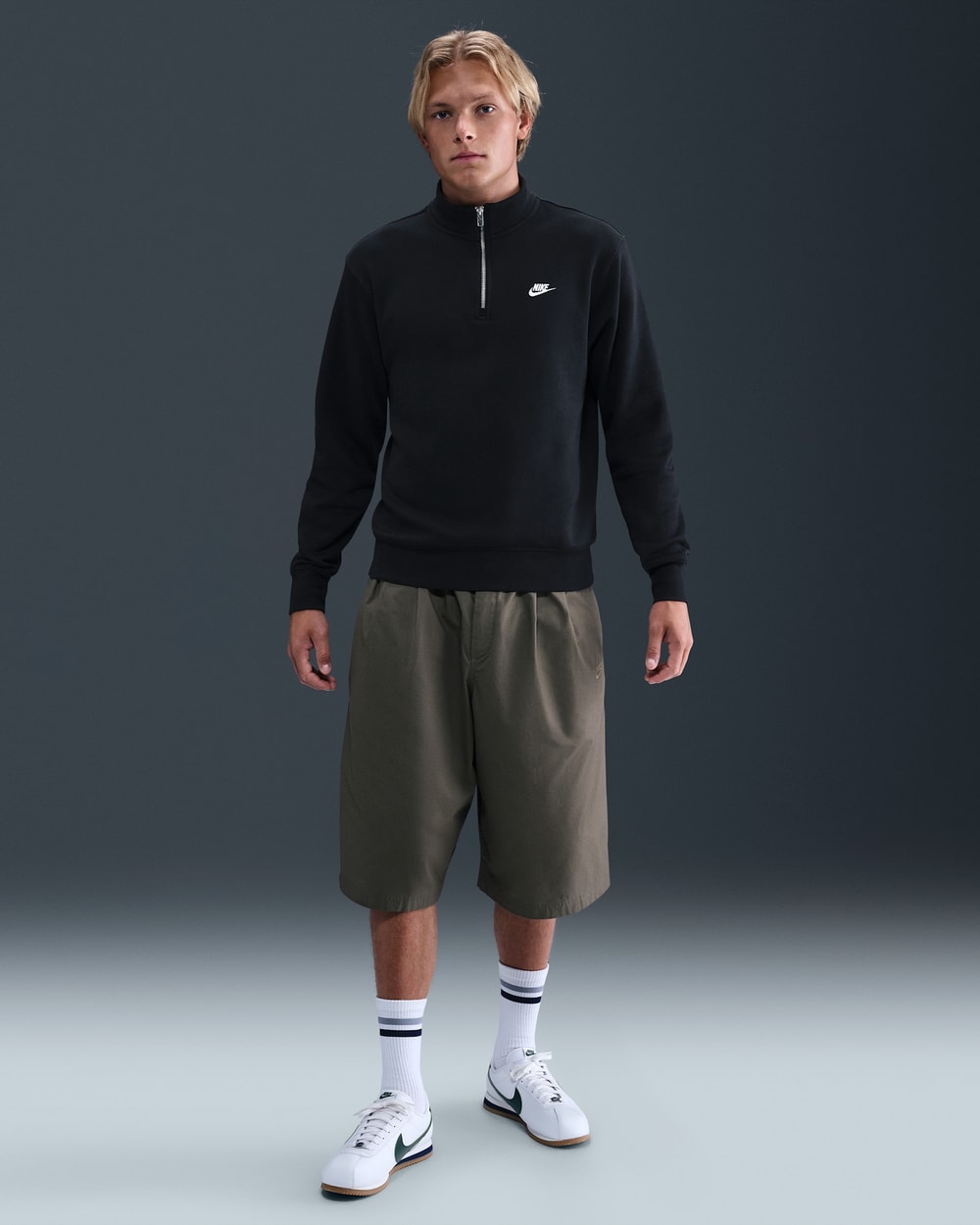 Nike Men's Sportswear Club 1/2-Zip Fleece Top