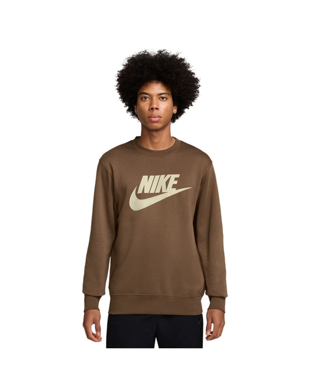 Nike Men's Sportswear Club Graphic Fleece Crew
