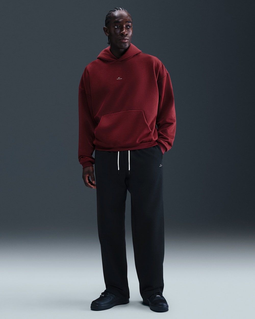 Nike Men's Standard Issue Therma-FIT Brushed Open-Hem Pants