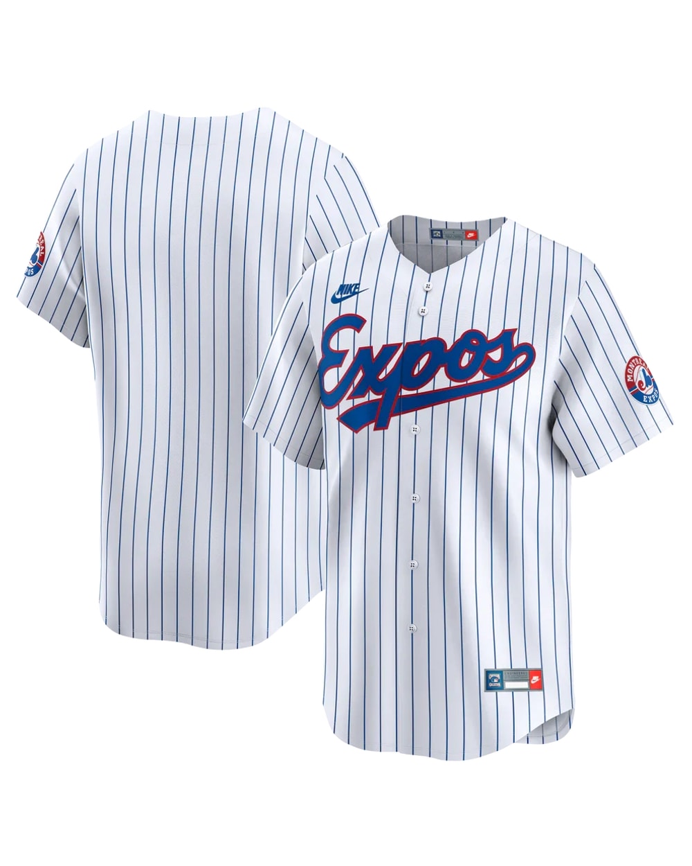 Nike Montreal Expos 1980 Home Limited Jersey - Blank