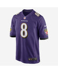 Nike NFL Baltimore Ravens Lamar Jackson #8 Game Jersey