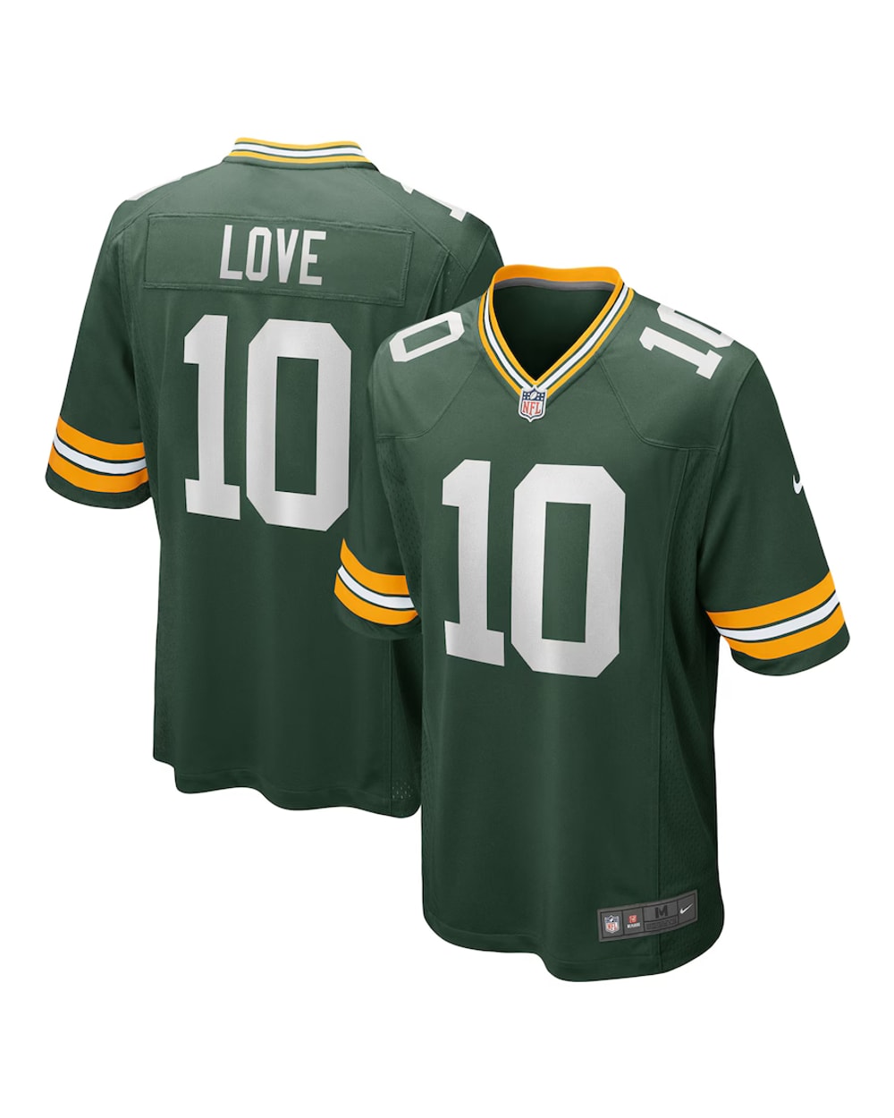 Nike NFL Green Bay Packers Jordan Love Home Game Jersey