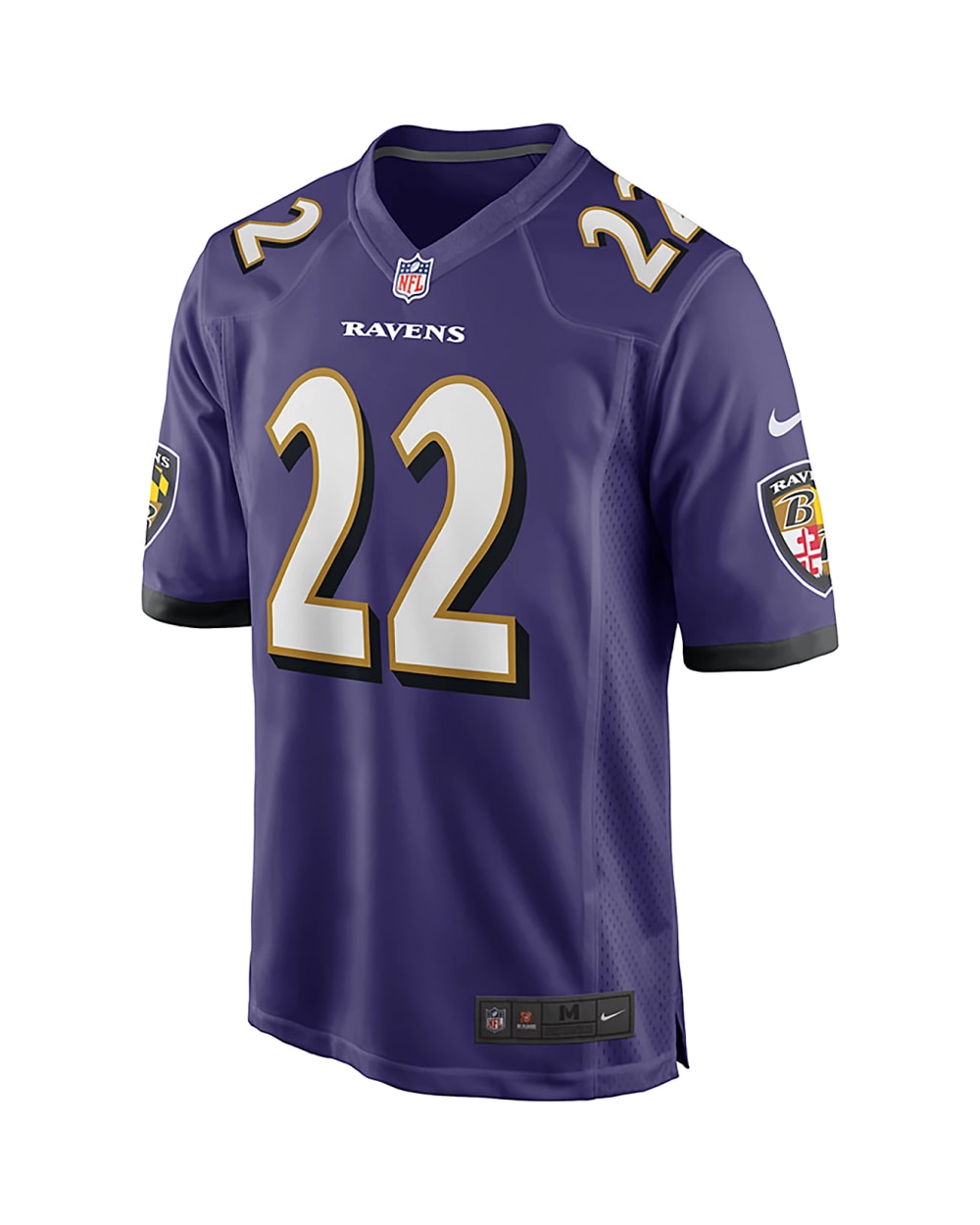 Nike NFL Ravens Derrick Henry #22 Home Game Men's Jersey