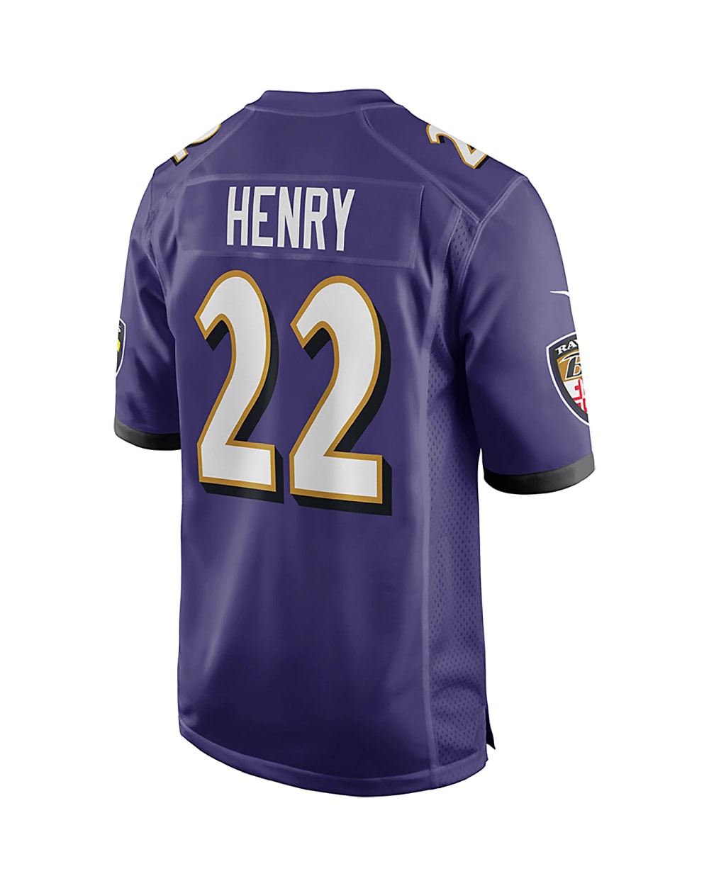 Nike NFL Ravens Derrick Henry #22 Home Game Men's Jersey