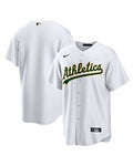Nike Oakland Athletics White Replica Jersey - Blank