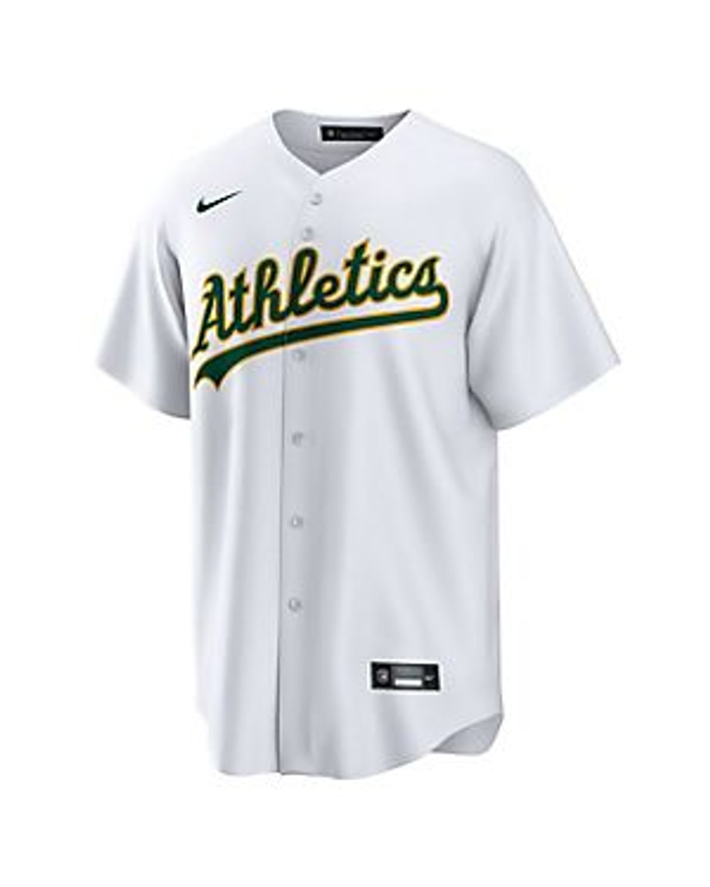 Nike Oakland Athletics White Replica Jersey - Blank