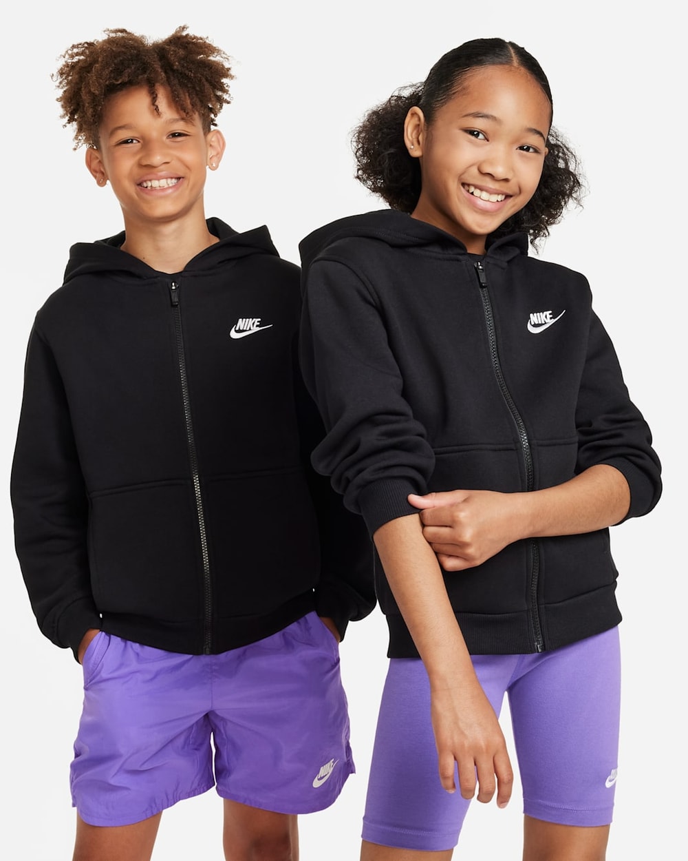 Nike Older Kids' Sportswear Club Fleece Full-Zip Hoodie