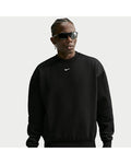 Nike Solo Fleece Crew-Neck Sweatshirt - Black, front