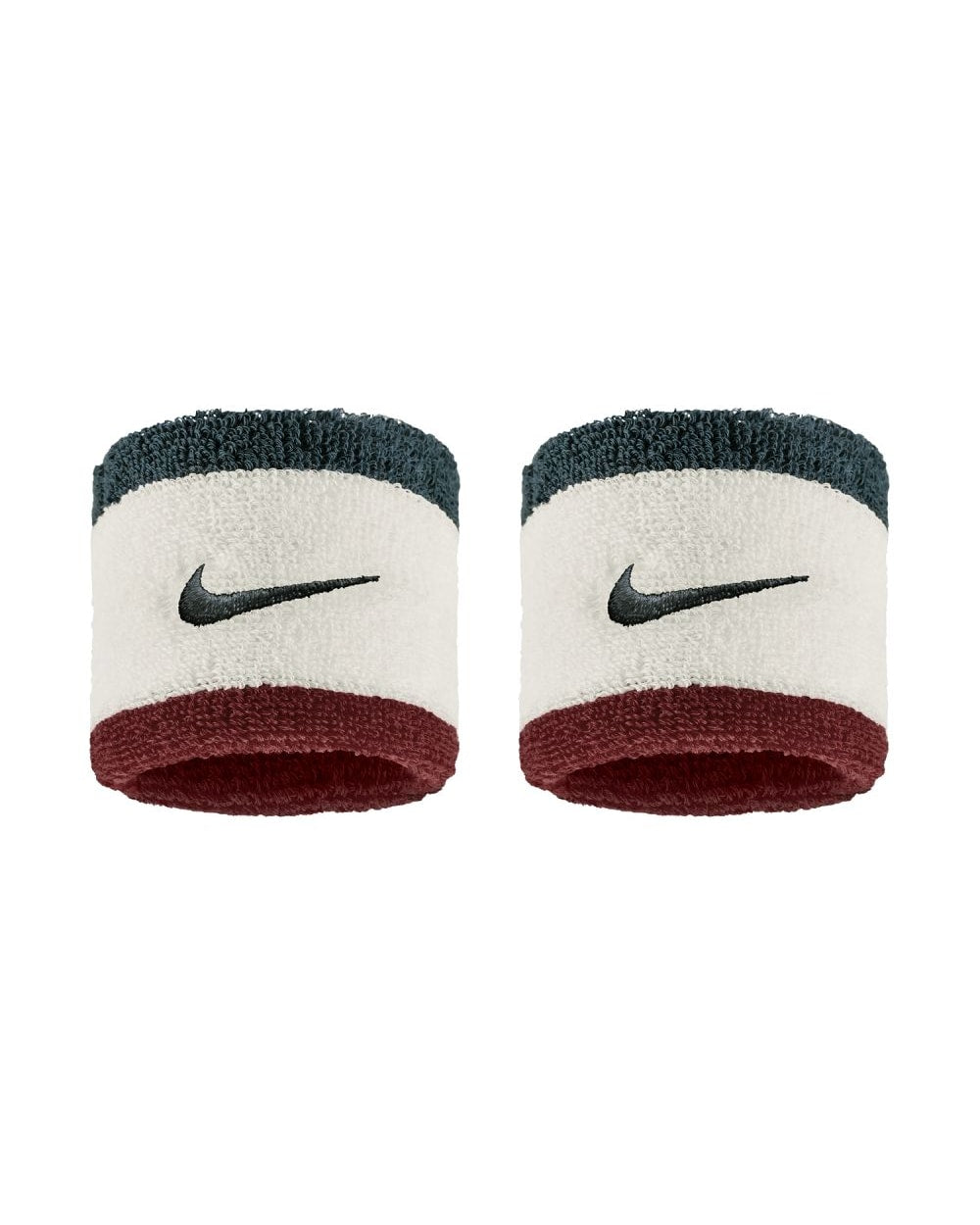 Nike Swoosh Classic Wristbands 2 Pack - Sail/Dark Team Red