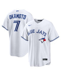 Nike Toronto Blue Jays Kazuma Okamoto White Home Replica Jersey