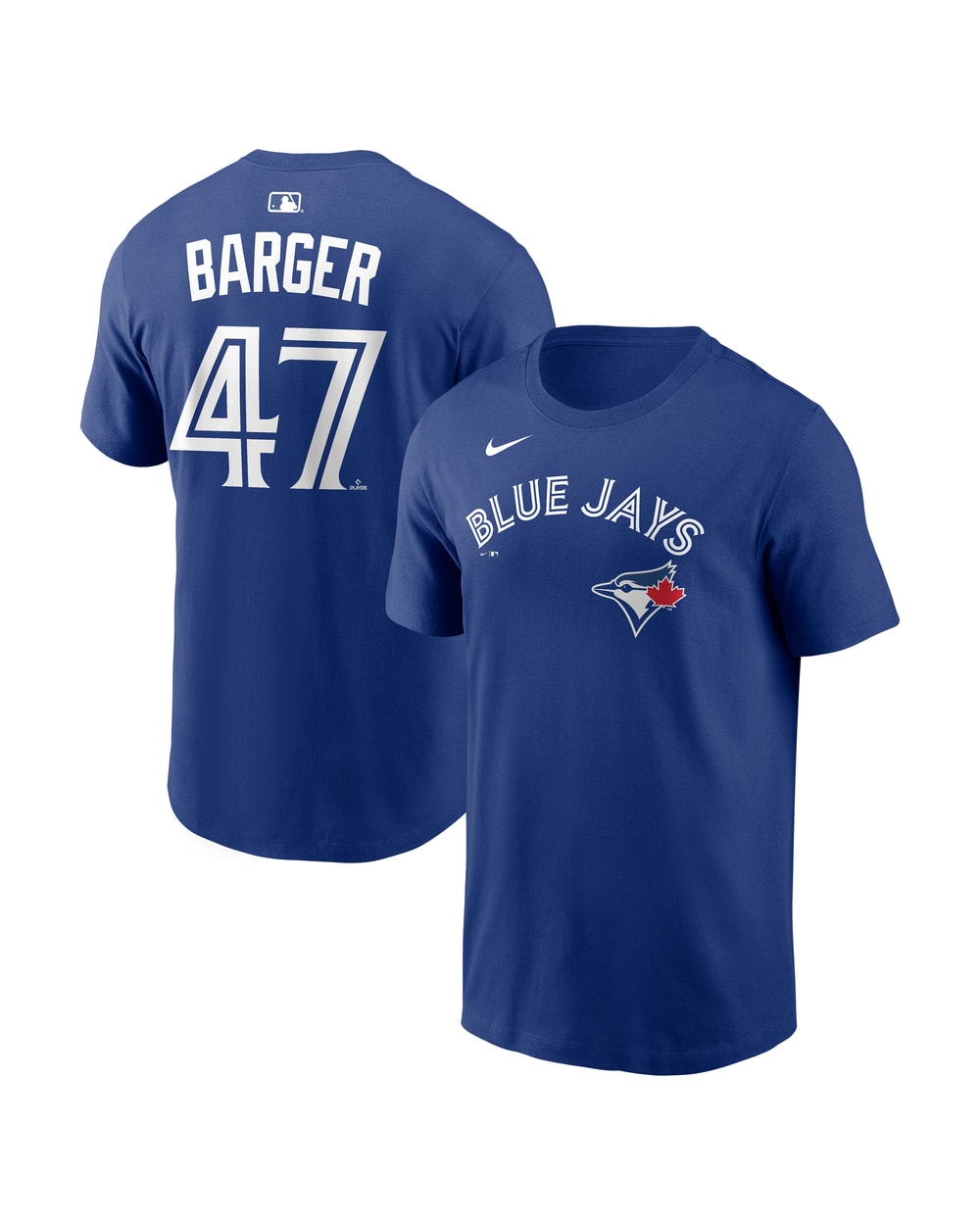Nike Toronto Blue Jays Addison Barger Home Name & Number T-Shirt
