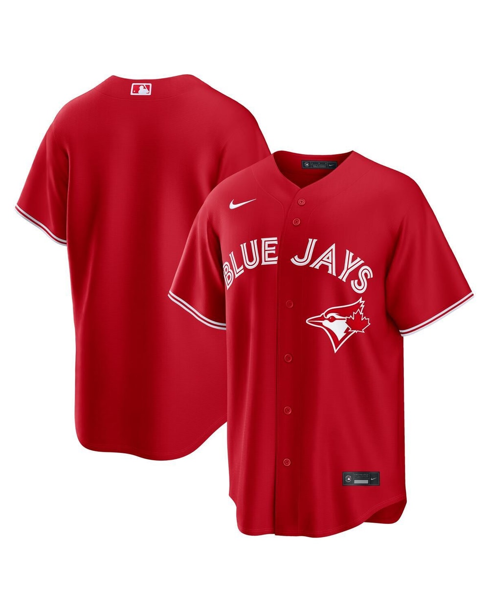Nike Toronto Blue Jays Red Alternate Replica Jersey - Blank