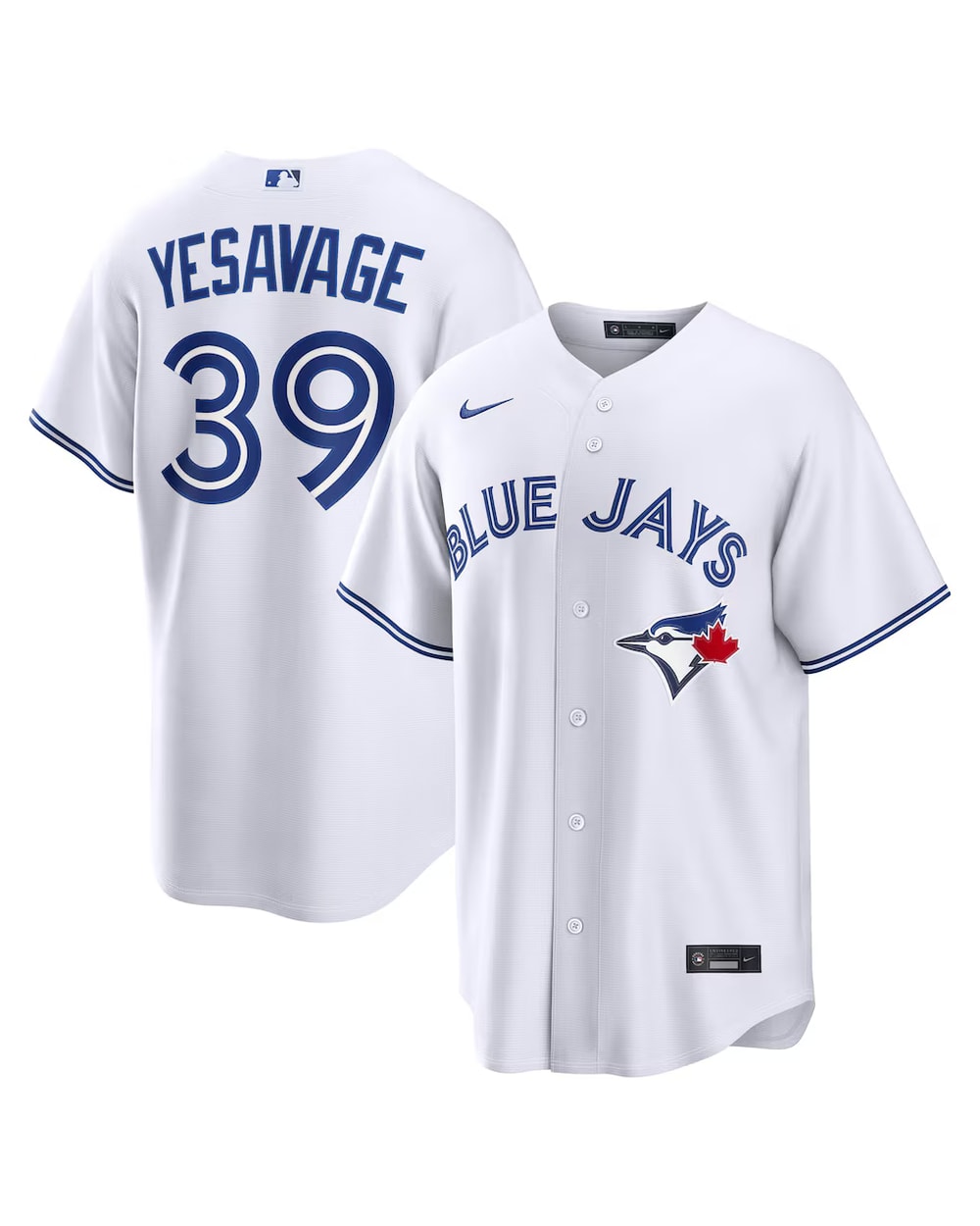 Nike Toronto Blue Jays Trey Yesavage White Home Replica Jersey
