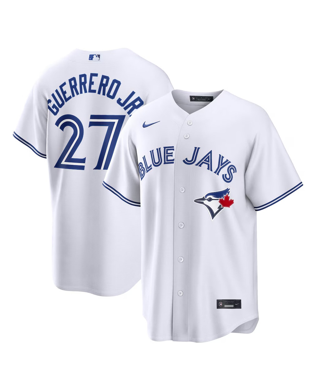 Nike Toronto Blue Jays Vladimir Guerrero Jr. White Home Replica Jersey