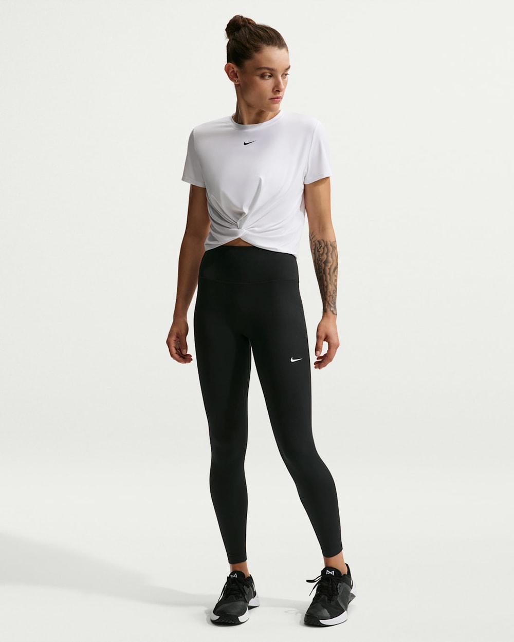 Nike Women's One Seamless Front High-Waisted Full-Length Leggings