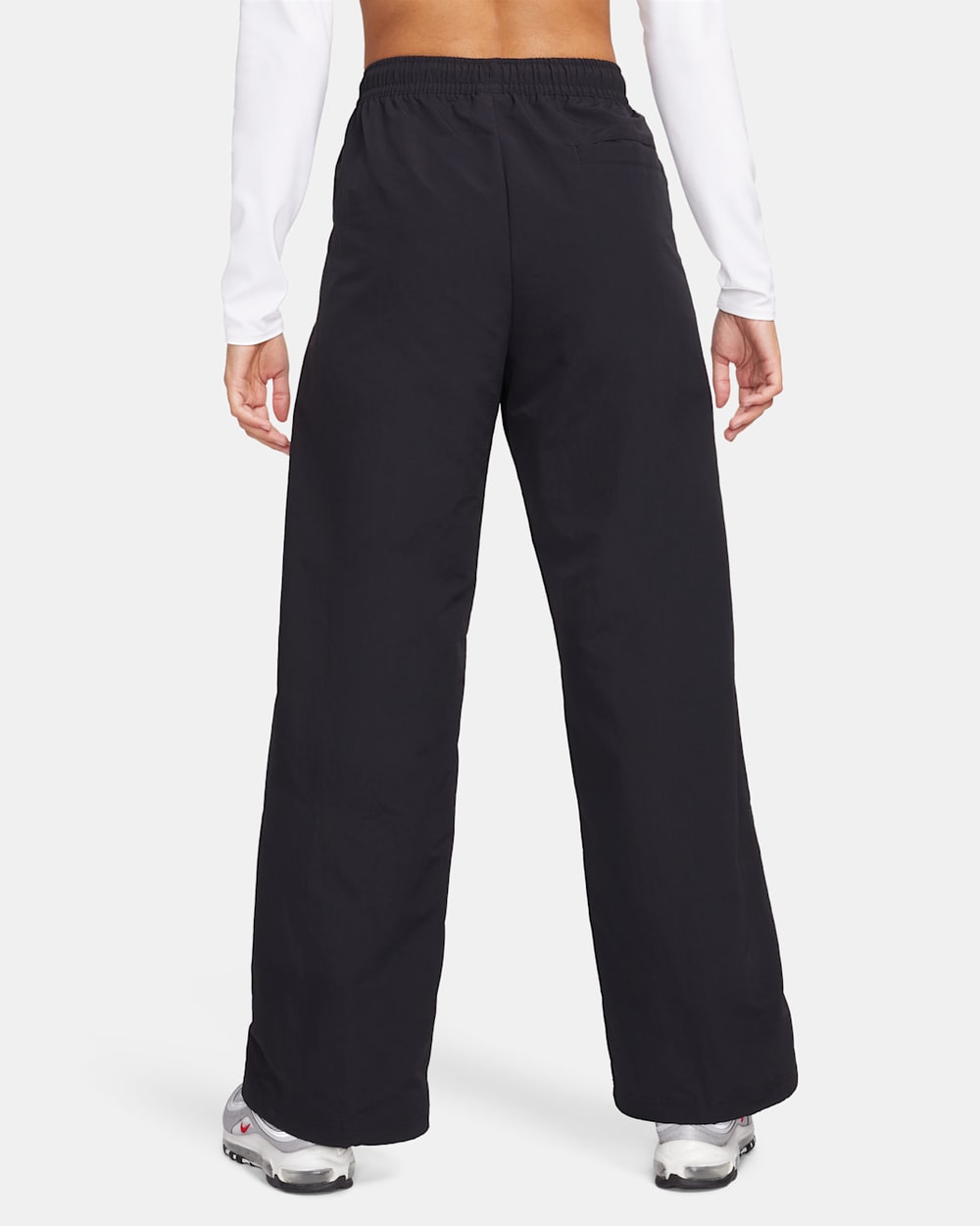 Nike Women's Sportswear Everything Wovens Mid-Rise Open-Hem Pants