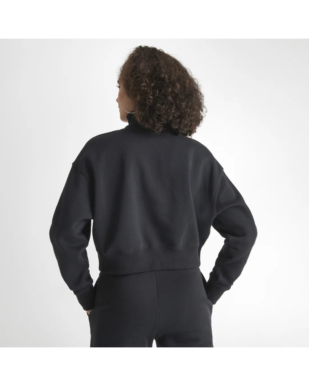 Nike Women's Sportswear Phoenix Fleece 1/4-Zip Cropped Sweatshirt