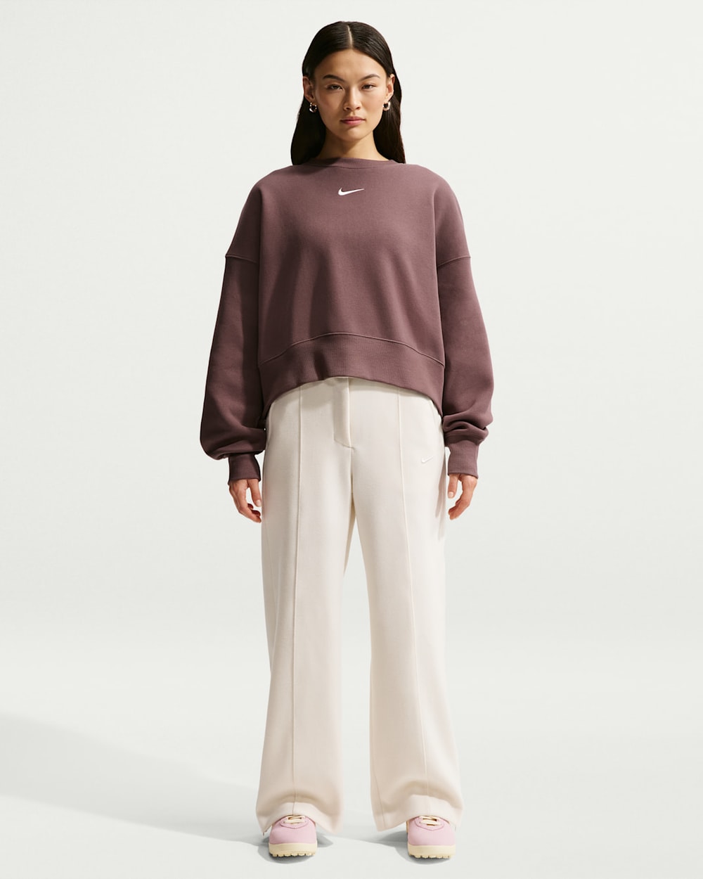 Nike Women's Sportswear Phoenix Fleece Over-Oversized Crew-Neck
