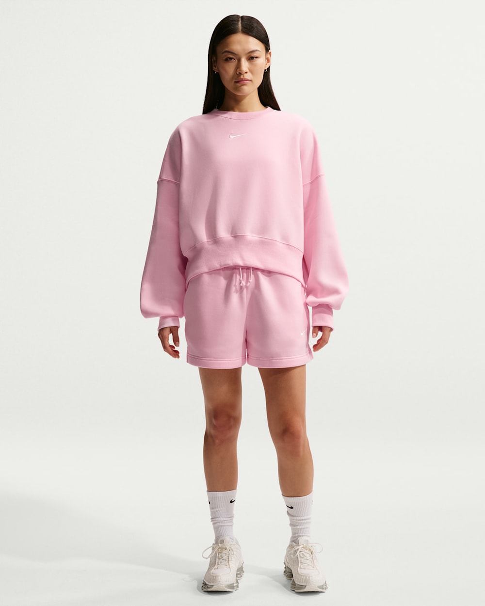 Nike Women's Sportswear Phoenix Fleece Over-Oversized Crew-Neck
